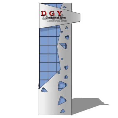 商场商业道路指示牌标