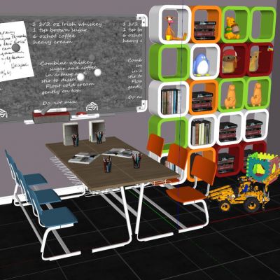 现代工业北欧儿童黑板