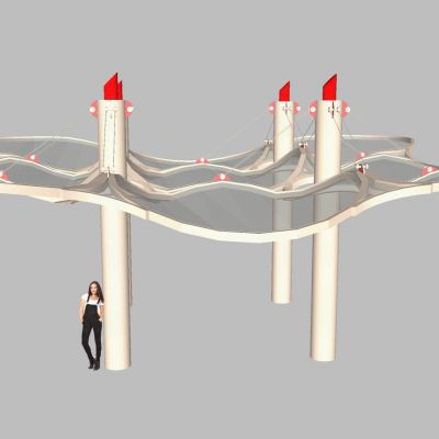 后现代异形膜结构