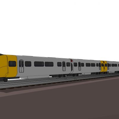 轨道列车火车高铁地铁轨道交通