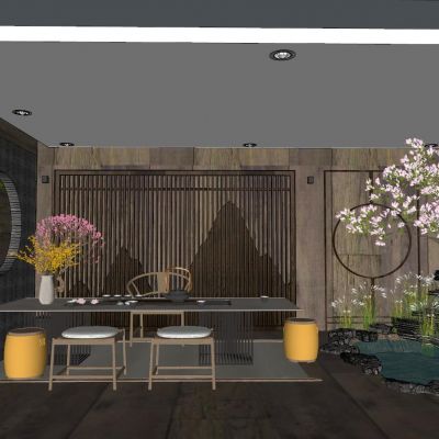 中式日式泰式新中式茶室