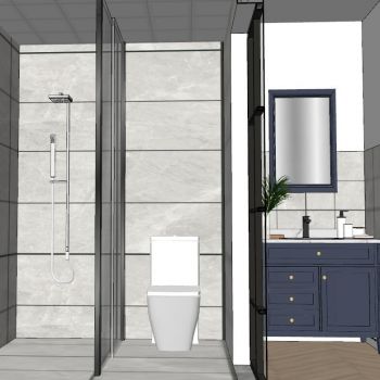 现代美式欧式卫生间