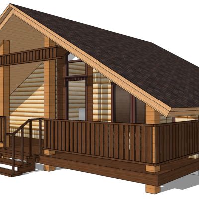 山村民宿度假小木屋