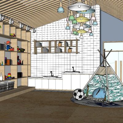 现代工业风北欧室