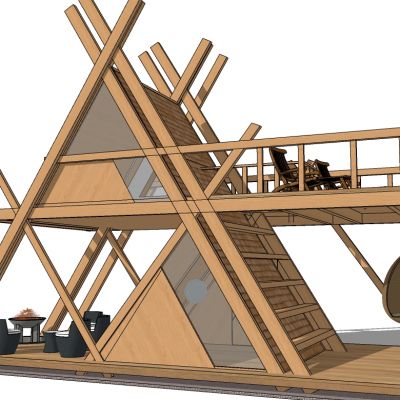 山村民宿度假小木屋