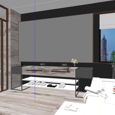 现代简约港式卫生间