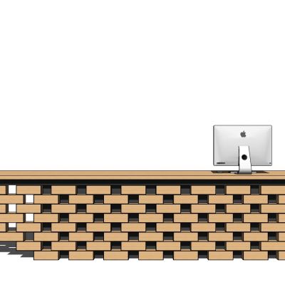 接待吧台前台桌