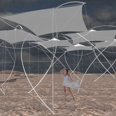 后现代异形膜结构