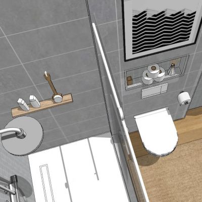 现代简约卫生间