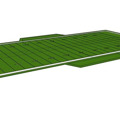 美式足球橄榄球赛场场地场馆运动场