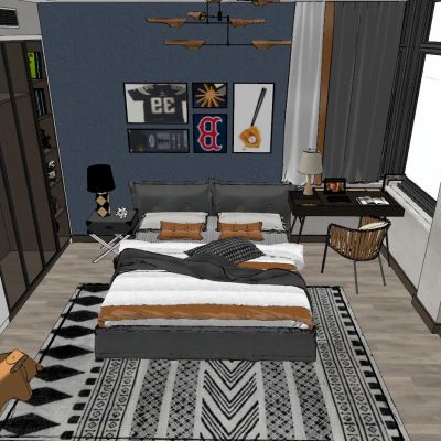 北欧现代轻奢儿童房