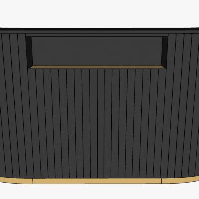 现代接待台服务台前台接待