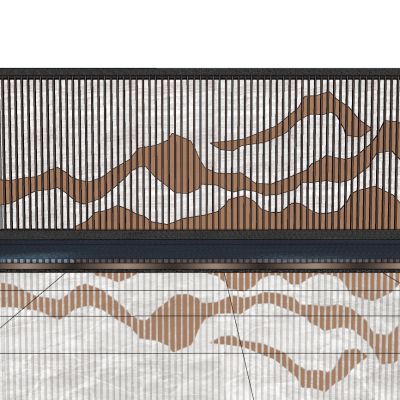 新中式新亚洲景墙