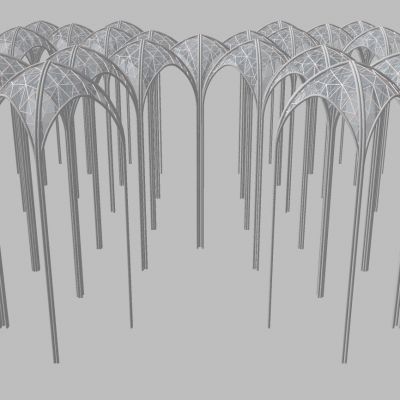 后现代异形膜结构