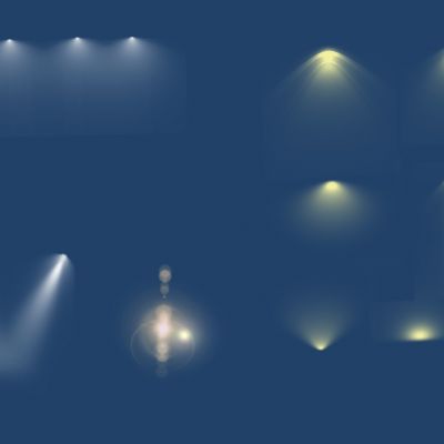 简约光高光灯光光效组合