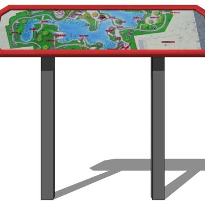 商场商业道路指示牌标