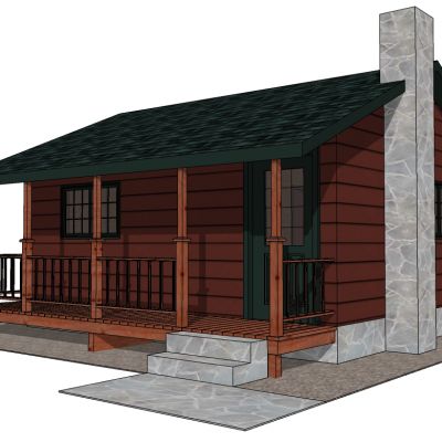 山村民宿度假小木屋