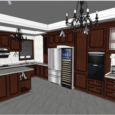 欧式法式美式厨房