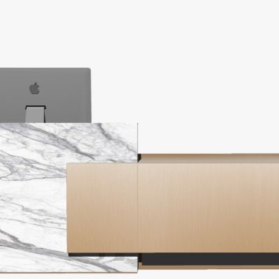 现代接待台服务台前台接待