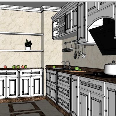 简欧式美式法式厨房