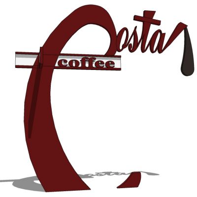 商场商业道路指示牌标