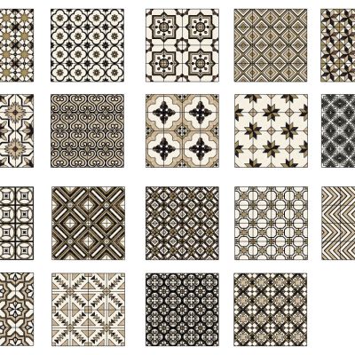 欧式地面水刀拼花大理石拼花花纹瓷砖