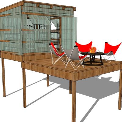 山村民宿度假小木屋