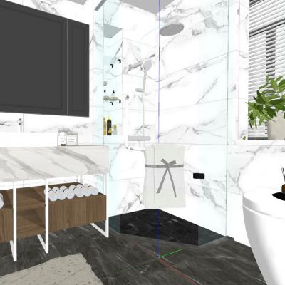 现代简约卫生间