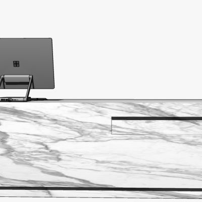 现代接待台服务台前台接待