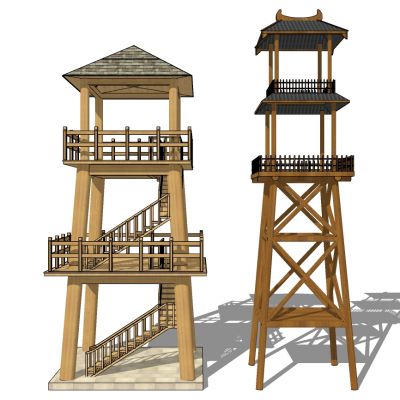 古建民宿瞭望塔