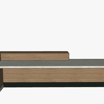 现代接待台服务台前台接待