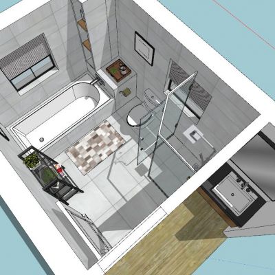 现代简约港式卫生间