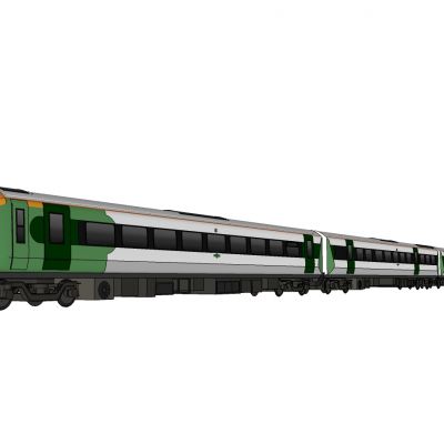 轨道列车火车高铁地铁轨道交通