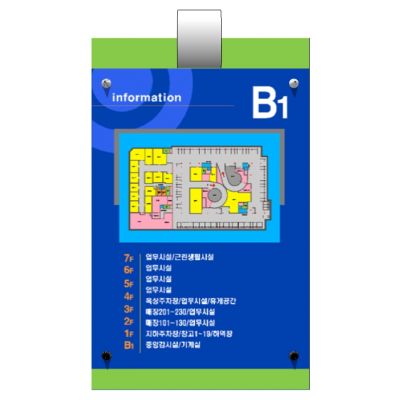 商场商业道路指示牌标