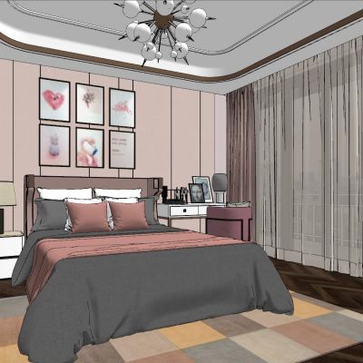 现代轻奢儿童房