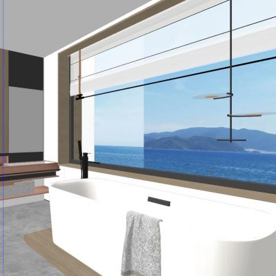 现代简约北欧卫生间