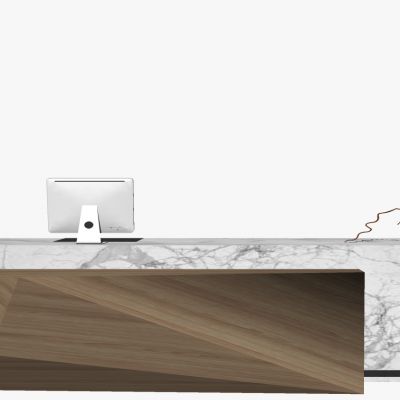 现代接待台服务台前台接待