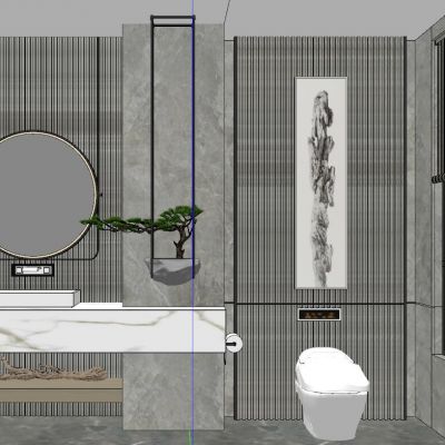 新中式日式卫生间