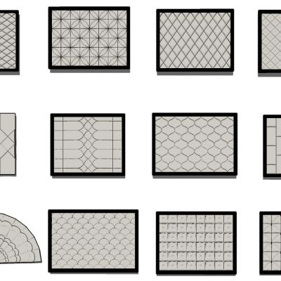 现代欧式软包背景墙
