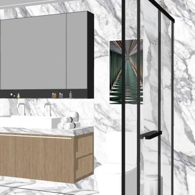 现代简约卫生间