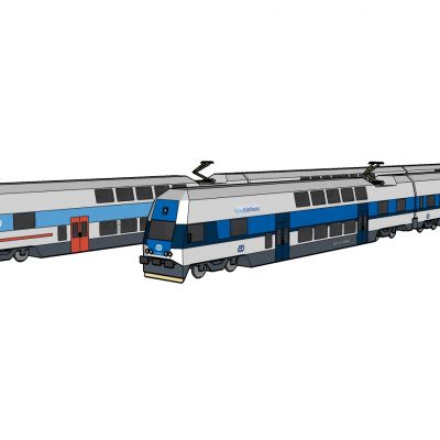 轨道列车火车高铁地铁轨道交通