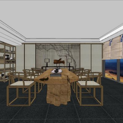 新中式泰式日式中式茶室