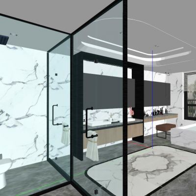 现代简约卫生间