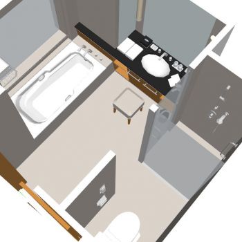 现代简约卫生间