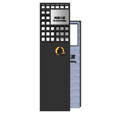 商场商业道路指示牌标