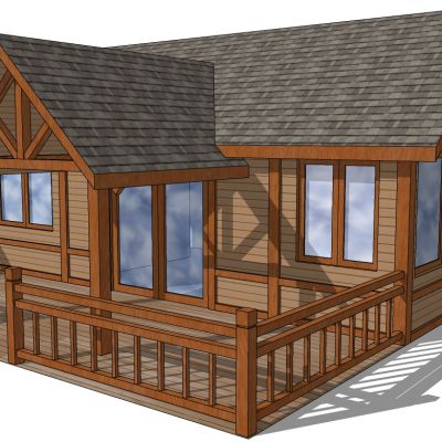 山村民宿度假小木屋