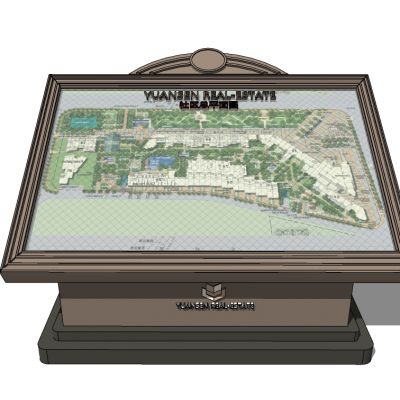 商场商业道路指示牌标