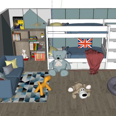 北欧现代儿童房