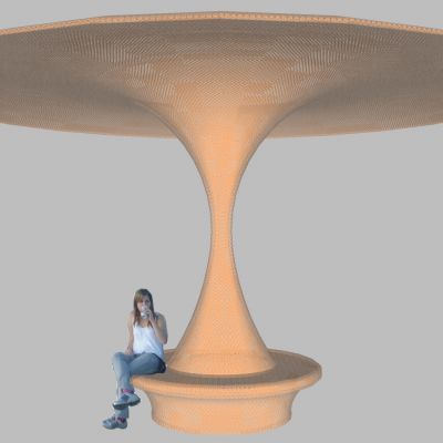 后现代异形膜结构