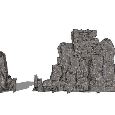 中式景观SU模型